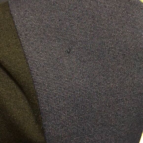 Amanda Uprichard Black Blue Colour Block Dress - Picture 7 of 8